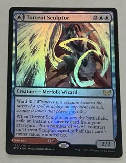 Torrent Sculptor Flamethrower Sonata Foil Rare MTG Card! - Image 1
