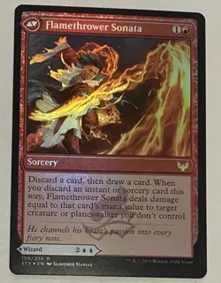 Torrent Sculptor Flamethrower Sonata Foil Rare MTG Card! - Image 2