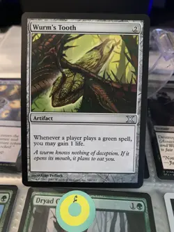 Magic the Gathering MTG Wurm's Tooth (346) Tenth Edition LP - Image 1