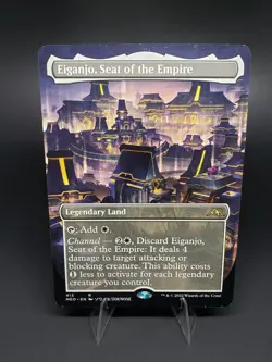 Eiganjo, Seat of the Empire (Borderless) Kamigawa: Neon Dynasty Regular 413 MP - Image 1
