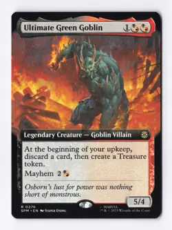 Ultimate Green Goblin (Extended Art) 0276 (R) MTG Marvel's Spider-Man (SPM) - Image 1