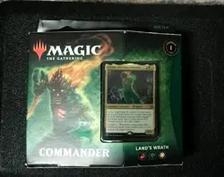 MTG Land's Wrath Commander Deck 2020 Zendikar Rising Brand New And Sealed - Image 1