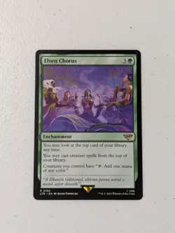 MTG Elven Chorus - Universes Beyond: the Lord of the Rings NM - Image 1