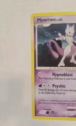 Pokemon Mewtwo LV. 42 11/146 (NM)Holo Rare 2008 Diamond & Pearl Legends Awakened - Image 4
