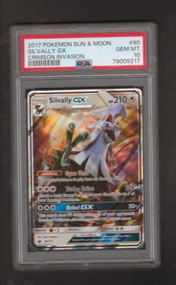 2017 Pokemon Sun and Moon Silvally GX Crimson Invasion #90 PSA 10 GEM MT RARE - Image 1
