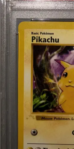 1999 POKeMON PIKACHU 1st EDITION-GHOST STAMP ERROR-PSA AUTHENTIC POP 5! - Image 5