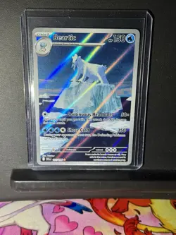 Beartic 110/86 Pokemon TCG S&V Black Bolt Illustration Rare Holo NM - Image 1