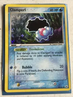 Clamperl 58/101 EX Hidden Legends Reverse Holo Pokemon TCG - - Image 1