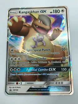 Kangaskhan GX ULTRA RARE SM188 Promo Pokemon NM HOLO 2018 - Image 3