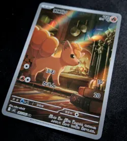 2025 Near Mint Pokemon TCG Vulpix AR 067/063 M1L Mega Brave Illustration Rare JP - Image 2