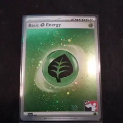 Grass Energy 2 Holo Swirls Pokemon Prize Pack Series Promo Series 4 5 NM/LP - Image 1
