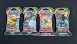 Pokemon Vivid Voltage Sleeved Booster Pack Art Set (4) Packs - Image 1