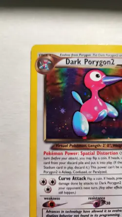 2000 Vintage Dark Porygon2 8/105 - Neo Destiny Holo Rare - Pokemon TCG - LP - Image 5