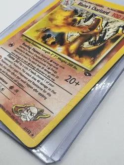 Pokemon TCG Blaine's Charizard Gym Challenge 2 Holo Unlimited Rare - Image 3