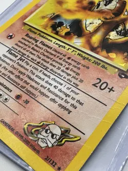 Pokemon TCG Blaine's Charizard Gym Challenge 2 Holo Unlimited Rare - Image 4