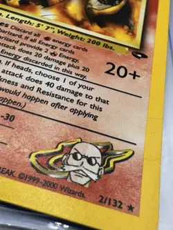 Pokemon TCG Blaine's Charizard Gym Challenge 2 Holo Unlimited Rare - Image 5