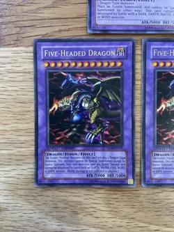 3x YuGiOh Five-Headed Dragon SD09-ENSS1 (x2) Ultra Rare Limited LC03-EN004 (x1) - Image 3