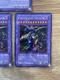 3x YuGiOh Five-Headed Dragon SD09-ENSS1 (x2) Ultra Rare Limited LC03-EN004 (x1) - Image 4