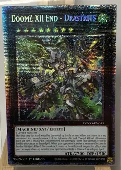 Yu-Gi-Oh! TCG DoomZ XII End-Drastrius 1st Edition Starlight Rare MP25 - Image 1