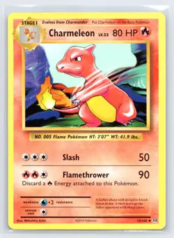 Charmeleon 10/108 Uncommon Pokemon TCG XY Evolutions Card NM 2016 - Image 1