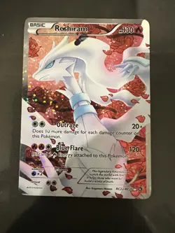 Pokemon TCG Reshiram RC22/RC25 Legendary Treasures Radiant Collection Holo Card - Image 1