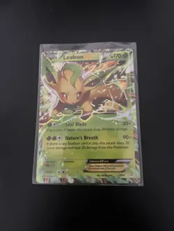 Pokemon Leafeon EX Holo Ultra Rare Card XY Generations TCG - Image 1