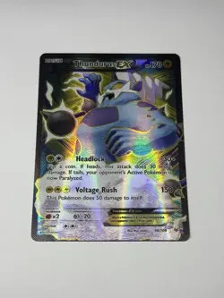 Thundurus-EX - 98/108 - Full Art Ultra Rare Pokemon Card TCG Roaring Skies MP - Image 1