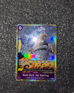 One Piece Card Game Gum-Gum Jet Gatling (Alternate Art) OP03-072 R English NM - Image 2