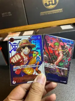 Luffy Zoro ST21-014 015 SR Flagship Battle Promo Set One Piece Card Japan Sealed - Image 2