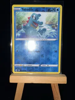 TOTODILE - 55/264 Fusion Strike NM - Reverse Holo Common - Pokemon TCG Card - Image 4