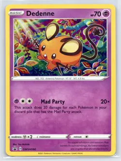 Dedenne - SWSH080 - Pokemon Sword & Shield Promo Ultra Rare Holo Card - Image 1
