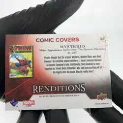 Marvel Card Black Cat Mysterio 55 Comic Covers Fleer Upper Deck Renditions [NM] - Image 4