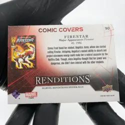 Marvel Card Firestar 90 Comic Covers Fleer Upper Deck Renditions [NM] - Image 4