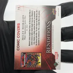 Marvel Card Spider-Man 74 Comic Covers Fleer Upper Deck Renditions [NM] - Image 3