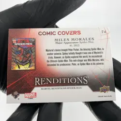 Marvel Card Spider-Man 74 Comic Covers Fleer Upper Deck Renditions [NM] - Image 4