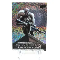 Marvel Card Kraven 9 Tombstone White /35 Fleer Upper Deck Renditions [NM] - Image 1