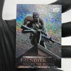 Marvel Card Kraven 9 Tombstone White /35 Fleer Upper Deck Renditions [NM] - Image 2