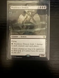 Pestilence Demon #56 (LP) Nissa vs. Ob Nixilis DDR Magic MTG - Image 1