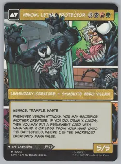 MTG - Eddie Brock (0224) (Borderless) - Spider-Man (SPM) -r544 - Image 2