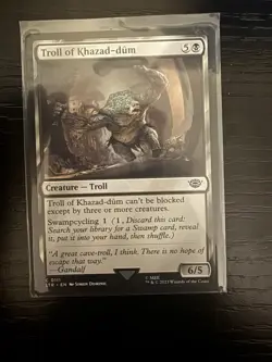 Troll of Khazad-dum 0111 Common Non Foil Lord of the Rings MTG Near Mint - Image 1