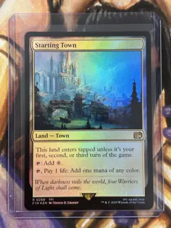 FOIL Starting Town #0289 MTG Final Fantasy English - Pack Fresh NM 🔥 - Image 3