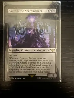 NM Sauron, the Necromancer, MTG, Lord of the Rings, Magic the Gathering, 106 - Image 1