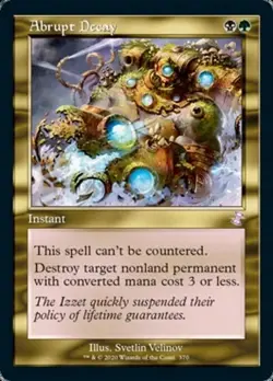 MTG - Abrupt Decay (Timeshifted) [Time Spiral Remastered] - Image 1