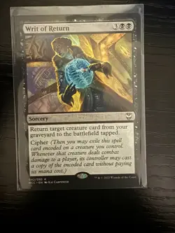 Writ of Return R MTG Commander Streets of New Capenna M/NM, English - Image 1