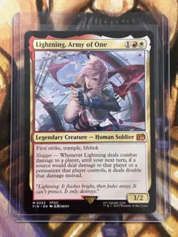 Lightning, Army of One #0233 (Regular) MTG Final Fantasy Mythic English - NM - Image 3