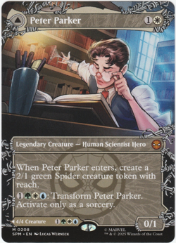 Peter Parker | Amazing Spider-Man (Borderless) [Marvel's Spider-Man] MTG - Image 1