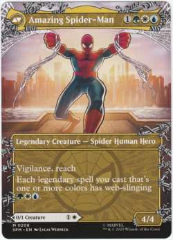 Peter Parker | Amazing Spider-Man (Borderless) [Marvel's Spider-Man] MTG - Image 2