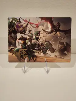 United Battlefront Art Card 5 (Gold-Stamped Signature) Tarkir: Dragonstorm MTG - Image 1