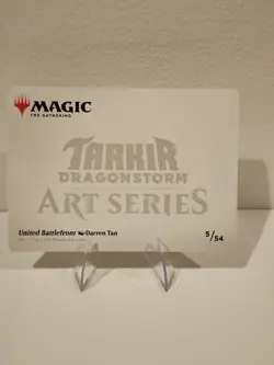 United Battlefront Art Card 5 (Gold-Stamped Signature) Tarkir: Dragonstorm MTG - Image 3