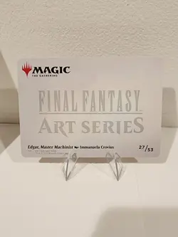 Gold Signature Art Series Final Fantasy MTG Golbez 45, Edgar 27, Y'shtola 53 NM - Image 5